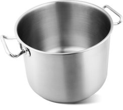 Oala MagicHome Chloe, 30 cm, 15 litri, cu capac din sticla, inox