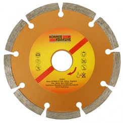 Disk KONNER D71003 150 mm, dijamant, segment