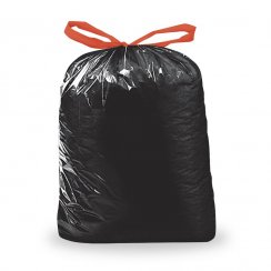 Vreća za otpad 120l crna na uvlačenje 70x100cm pakiranje od 10 kom