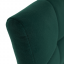 Blagovaonska stolica, smaragdna Velvet tkanina/krom, SALOMA NOVO