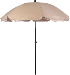 Slunečník Betty, 200 cm, 22/25 mm, s kloubkem, béžový