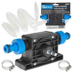 Pumpe für Kraftstoff, Öl und Wasser für die Bohrmaschine, Schlauch 2 x 3 m, GEKO