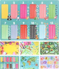 Tischset/Matte für Kinder 45x65 cm Mix