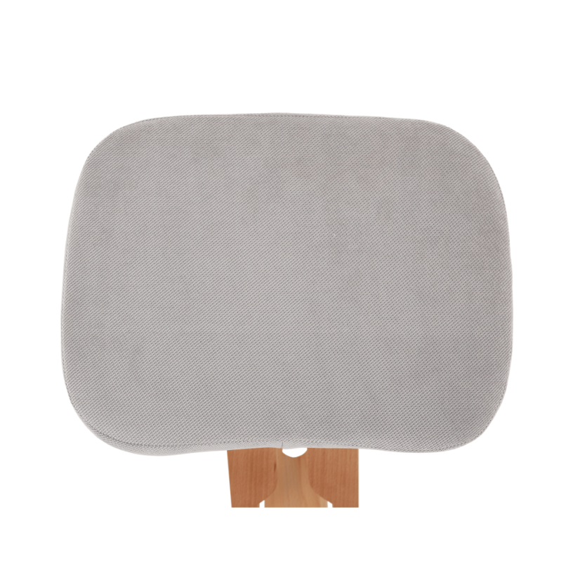 Ergonomsko klečalo, sivo-smeđa Taupe/bukva, FLONET