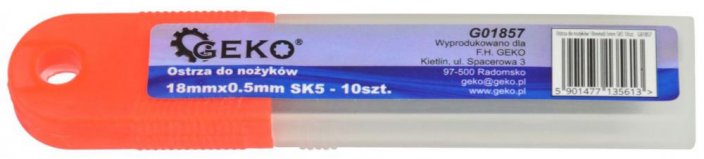 Tartalék vágópenge 18/0,5 mm 10 db SK5 special, XL-TOOLS