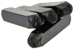 Zestaw stempli do metalu, 27 części, litery 8 mm, GEKO