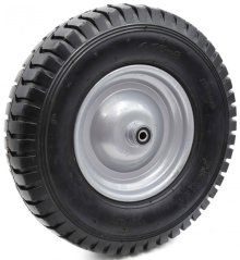 Kotač na napuhavanje sa ležajevima, rupa 12 mm, promjer 40,5 cm, širina 9,5 cm, sa osovinom, GEKO