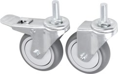 Räder für den Kamado Egg Grill, mit und ohne Bremse