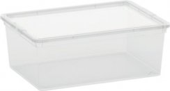 Doboz KIS C-box S, 11L, áttetsző, 26x37x15 cm
