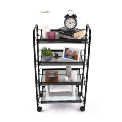 Servierwagen, schwarz, MYRIS