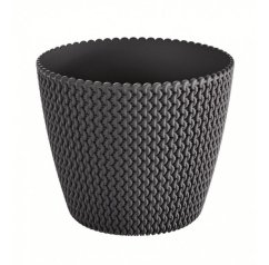 Blumentopf UH o160mm SPLOFY anthrazit Höhe 132mm KLC