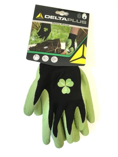 Vrtne rokavice št. 8 zelene KLC