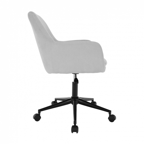 Krzesło biurowe, jasnoszary, LAIRA