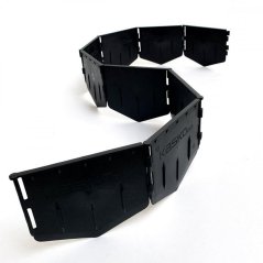 Ohrada trávnika - plastový obrubník zatĺkací čierny 1m KLC