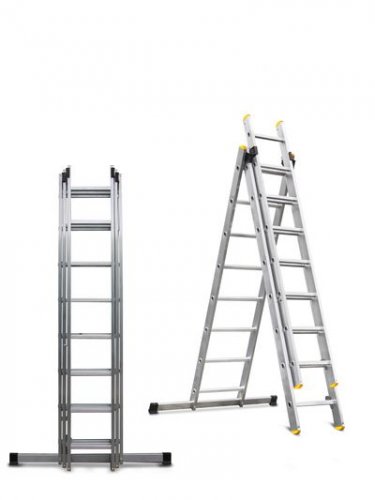 Ladder Strend Pro DP 3x08, Alu, EN 131 max. 4,97 m, BASIC