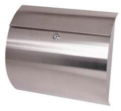 Skrzynka HARPER 375x105x330 mm, pocztowa, stal nierdzewna