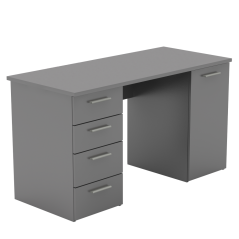 Písací stôl, grafit, EUSTACH