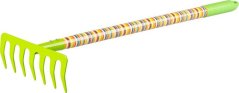 Greblă Strend Pro, îngustă, pentru copii, lemn + oțel, 63x18 cm