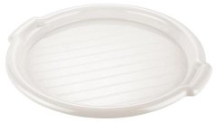 Tablett UH o38CM rund weiß „Vassoi“ TONTARELLI