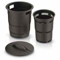 Kompostér podzemný COMBIOSIL 25 cm, 11L čierny