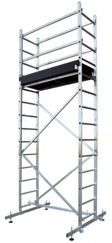 Schele cu platformă Strend Pro Zeus, aluminiu, max. 473 cm, max. 200 kg