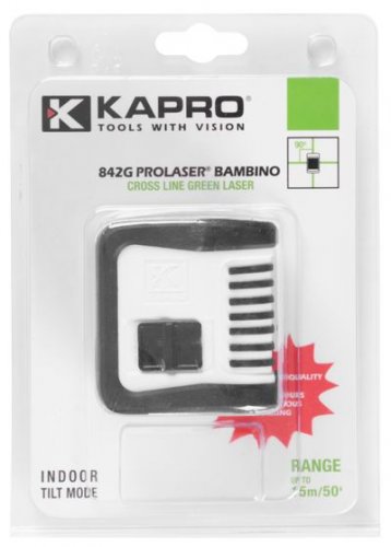 Laser KAPRO® 842 Prolaser® Bambino, Krzyż, GreenBeam