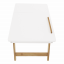 Příruční stolek na notebook/držák na tablet, bílá/přírodní bambus, MELTEN