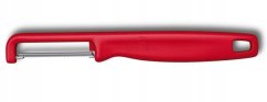 Burgonya/zöldséghámozó IOTA VICTORINOX fogazott, piros