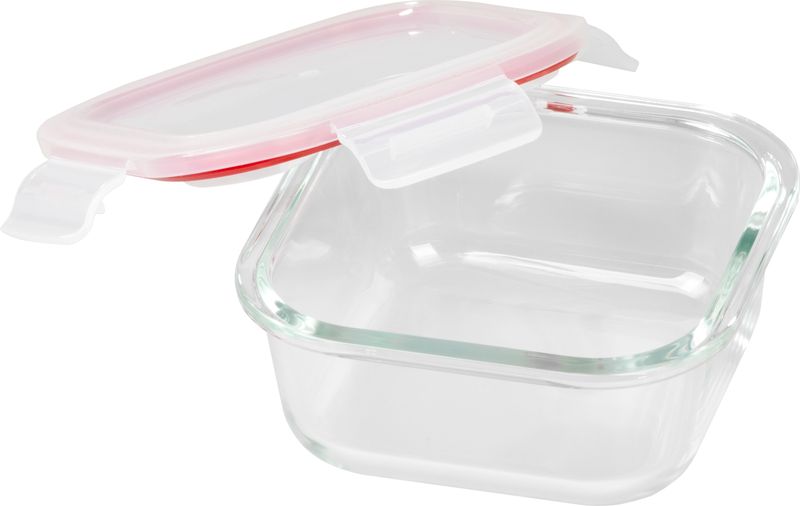 Dóza MagicHome, štvorcová, 520 ml, s vekom, Clip