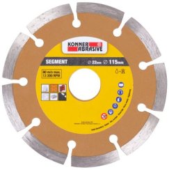 KONNER D71003 115 mm disk, diamant, segment