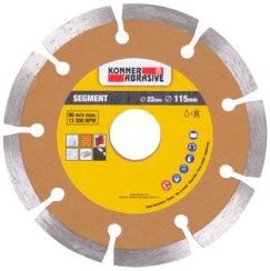 KONNER D71003 disc 115 mm, diamant, segment