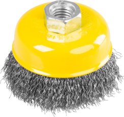 Kartáč Strend Pro CCB-501, 75 mm, hrncový, vlnitý, M14x2, drát 0.3 mm