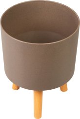 Kvetináč Strend Pro, farba Kávový prášok, 24,5x24,5x31 cm