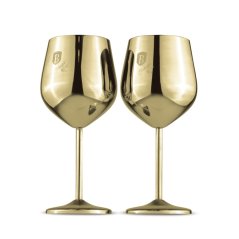 Sada sklenic 2 ks 400 ml na víno Gold Sada sklenic 2 ks 400 ml na víno Gold