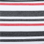 Hängematte, schwarz/weiß/rot/Streifenmuster, HAVANA - einzeln
