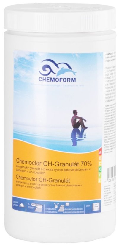 Klor Chemoform 0401, Super šok 70%, nestabiliziran, 1 kg