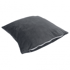 Jastuk tamno siva baršunasta tkanina 60x60 OLAJA TIP 8
