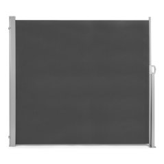 Skladacia bočná markíza 350x200 cm Zástena na ochranu súkromia na záhradu alebo terasu Antracit MultiGarden