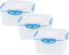 Dóza MagicHome Lunchbox, 1,2 lit, sada 3 ks, čtvercová, Clip