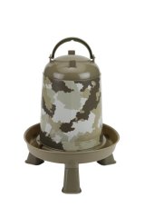 Geflügeltränke UH 5L auf Beinen, Dekor CAMOUFLAGE