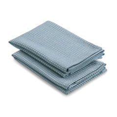 CAJA konyharuha, 2 db, 55% pamut/45% bambusz, világoskék, 32x32 cm