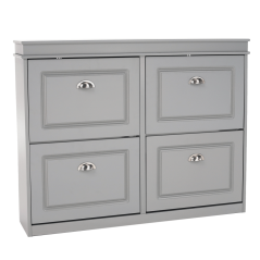 Cipőtartó, 2 soros, szürke, SEBER TYPE 5 (akció)