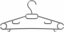 Strend Pro Kleiderbügel, für Kleidung, Kunststoff, schwarz/braun/grau, Packung. 6 Stück, 40x18,5 cm