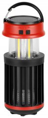 Svetilka Strend Pro, proti mrčesu in komarjem, kampiranje, solarna, USB, rdeča, 15x8,60 cm
