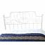 Krevet s letvičastim okvirom, bijeli, 140x200, BEHEMOTH