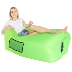 Napihljiva vreča/lazy bag, zelena, LEBAG