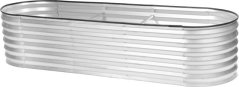Strend Pro Garden Blumenbeet, erhöht, verzinkt, 60x200x45 cm