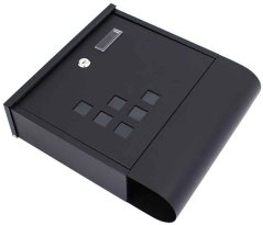 Postaláda 31x9,5x34cm, négyzet alakú, ablakokkal, XL-TOOLS