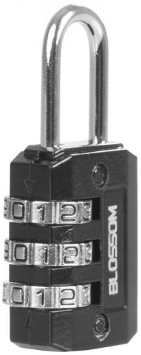 Blossom ključavnica NL2321, 21 mm, Zn, številčna koda, viseča