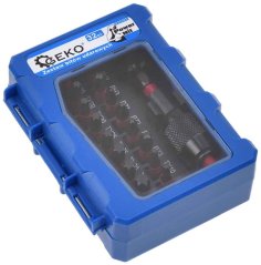 Ütő bitkészlet 1/4";, 32 részes, GEKO